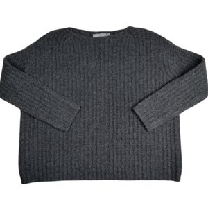 Vince Soft Grey Cashmere Blend Sweater